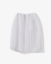 Load image into Gallery viewer, BLACK Comme des Garçons Tulle Mid Length Skirt (White)

