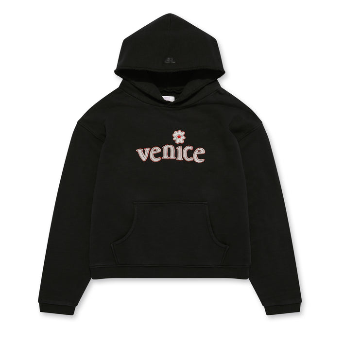 ERL Venice Patch Hoodie (Black)
