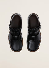 Load image into Gallery viewer, Lemaire Fisherman Sandal (Black)