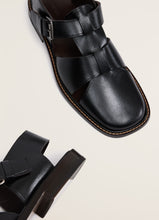 Load image into Gallery viewer, Lemaire Fisherman Sandal (Black)