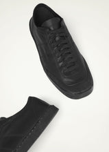 Load image into Gallery viewer, Lemaire Linoleum Laced Up Trainers (Black)