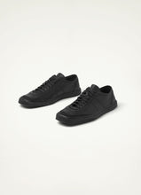 Load image into Gallery viewer, Lemaire Linoleum Laced Up Trainers (Black)