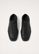 Load image into Gallery viewer, Lemaire Linoleum Laced Up Trainers (Black)