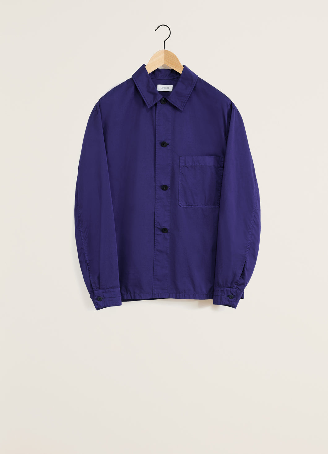 Lemaire Long Sleeve Pyjama Shirt (Blue Violet)