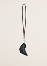 Load image into Gallery viewer, Lemaire Croissant Coin Purse Necklace (Black)