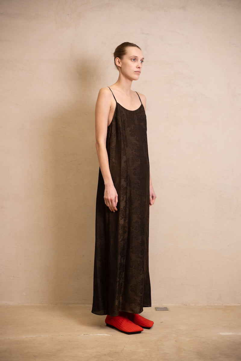 UMA WANG Anaya Dress (Dark Brown) UMA WANG Anaya Dress (Dark Brown)