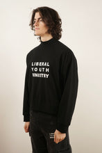 Load image into Gallery viewer, Liberal Youth Ministry Turtleneck Printed Logo (Black)
