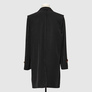 BLACK Comme des Garçons Coat (Black/Burgundy)
