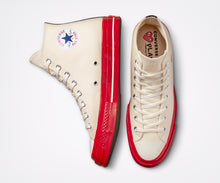 Load image into Gallery viewer, Play Comme des Garçons x Converse Red Heart Chuck Taylor All Star &#39;70 High (White)
