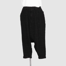 Load image into Gallery viewer, BLACK Comme des Garçons Drop Check Lurex Trousers (Black)
