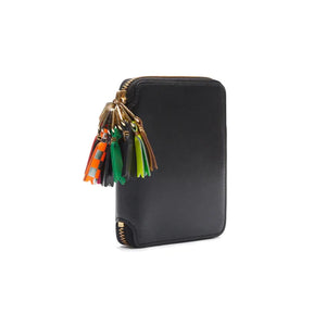 CDG Zipper Pull Full Zip Around Wallet (Black SA2100)