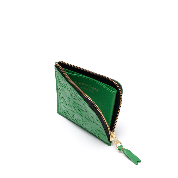 CDG Embossed Forest Wallet Green SA3100EF