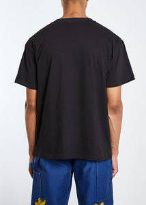 Sky High Farm Perennial Printed S/S T-Shirt (Black)