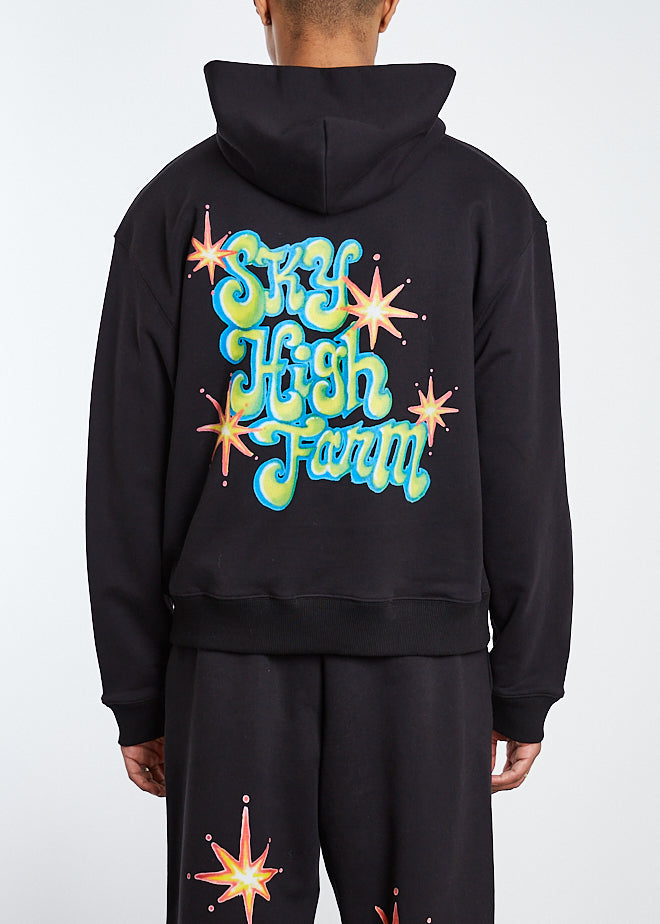 Sky High Farm Perennial Ally Bo Printed Hoodie (Black