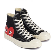 Load image into Gallery viewer, Play Comme des Garçons x Converse Red Heart Chuck Taylor All Star &#39;70 High (Black)
