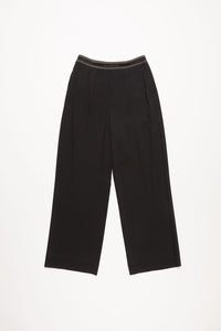 Acne Studios Logo tape trousers (Black)