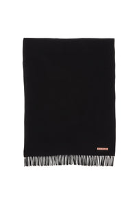 Acne Studios Fringe Wool Scarf - Oversized