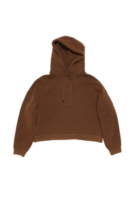 Acne Studios Hooded Sweater Logo Patch (Chocolate Brown)