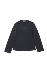 Acne Studios Logo Long Sleeve T-Shirt (Black)