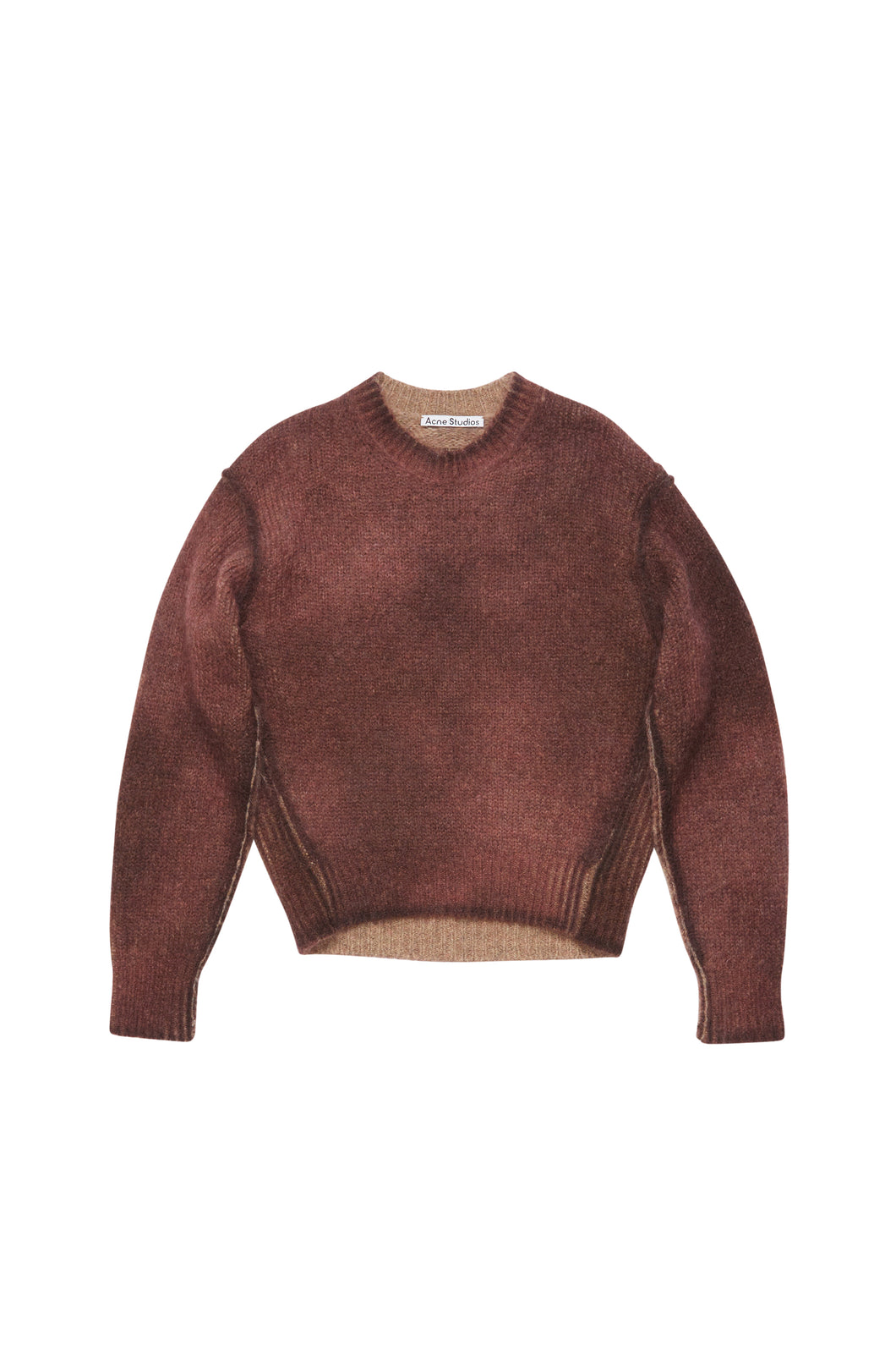 Acne Studios Sprayed Knit Jumper (Rusty Red)