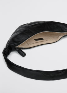 Lemaire Medium Croissant Bag (Black)