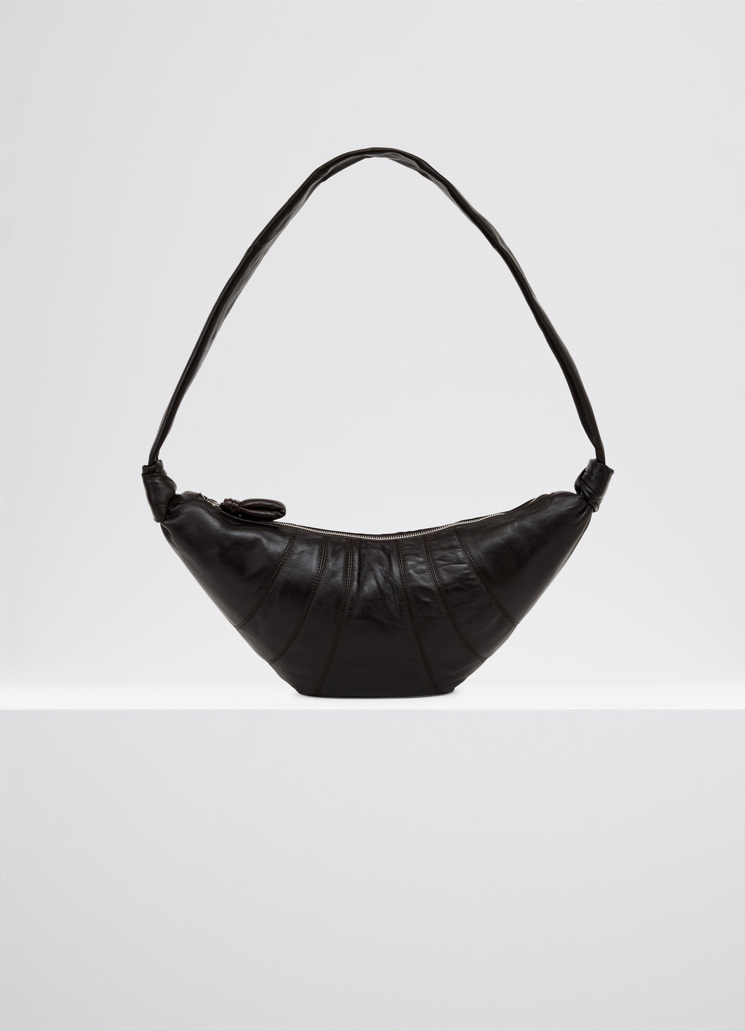 Lemaire Medium Croissant Bag (Dark Chocolate)