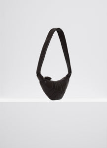 Lemaire Small Croissant Bag (Dark Chocolate)