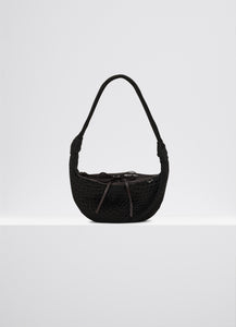 Lemaire Fortune Croissant Filt Bag (Black)