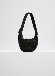 Lemaire Fortune Croissant Filt Bag (Black)