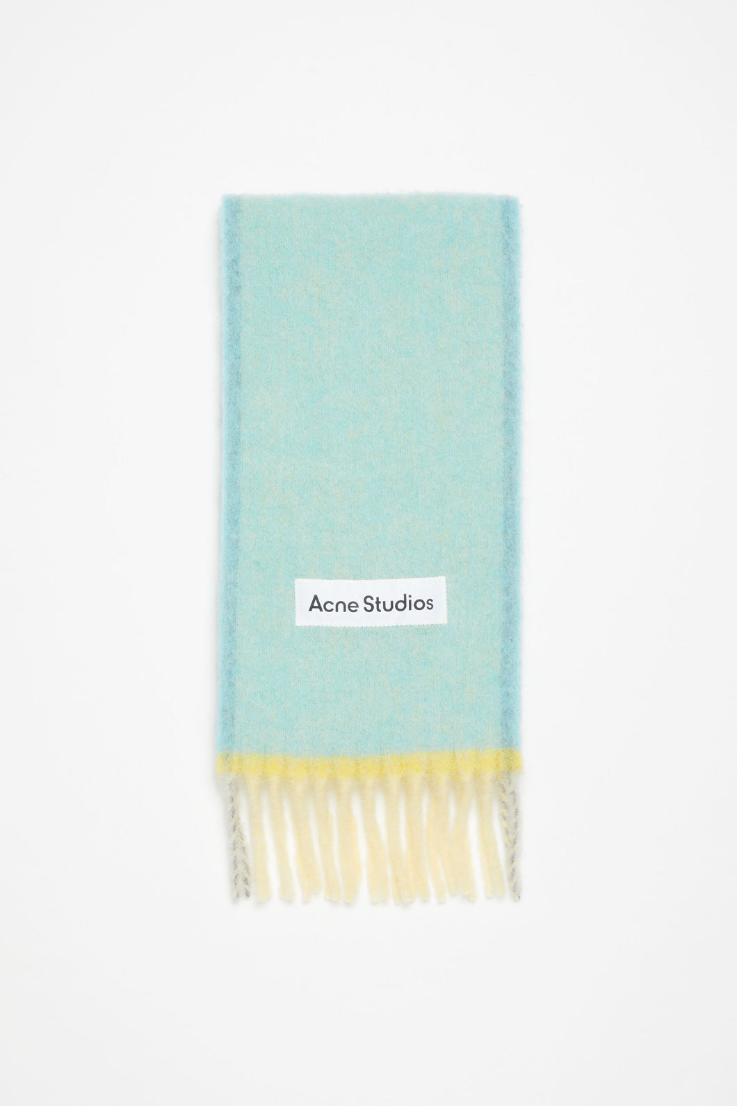 Acne Studios Wool Mohair Scarf - Narrow (Light Blue)