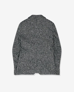 BLACK Comme des Garçons Unisex Tweed Nep Jacket (Black/White)