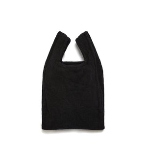 BLACK Comme des Garçons Wool Tote Bag (Black)