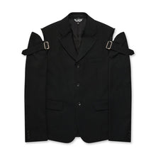 Load image into Gallery viewer, BLACK Comme Des Garçons Shoulder Buckle Detail Jacket (Black)
