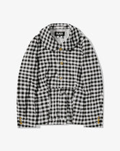 Load image into Gallery viewer, BLACK Comme des Garçons Cut Out Checked Jacket (Black/White)
