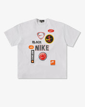 Load image into Gallery viewer, BLACK Comme des Garçons Nike T-Shirt (White)
