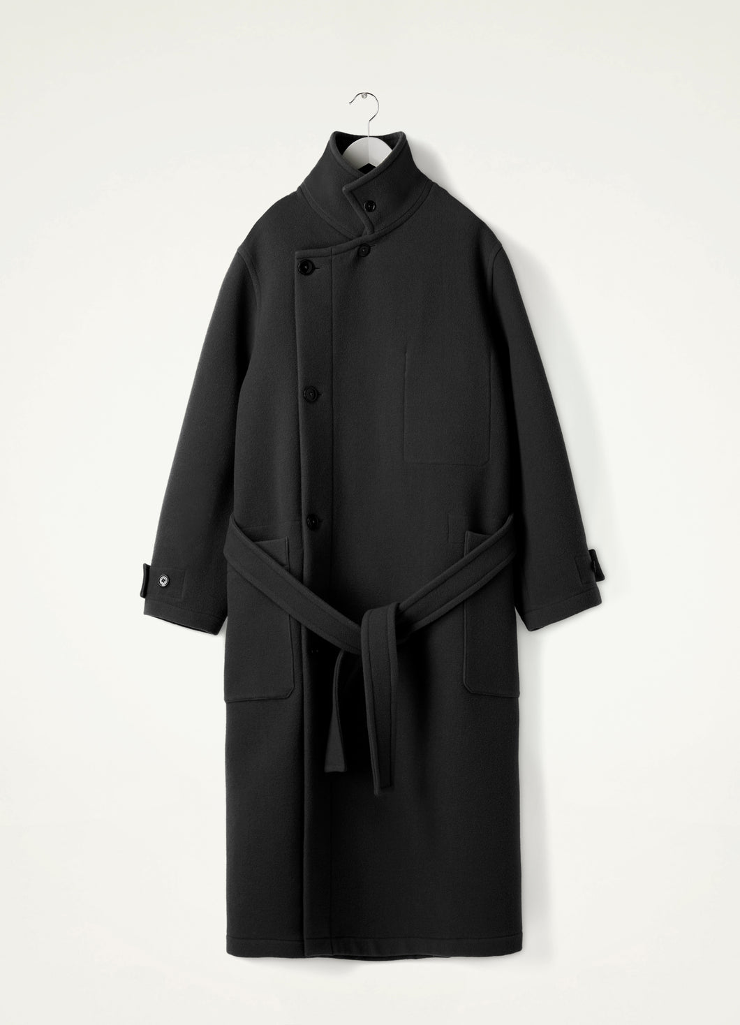 Lemaire Wrap Coat (Black)