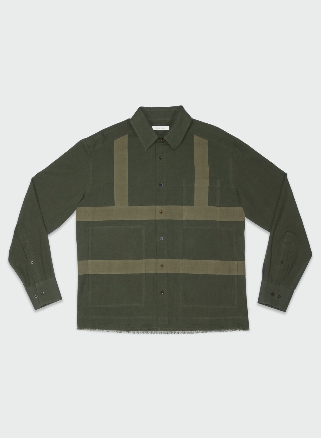 Craig Green Harness Shirt (Olive / Light Olive)