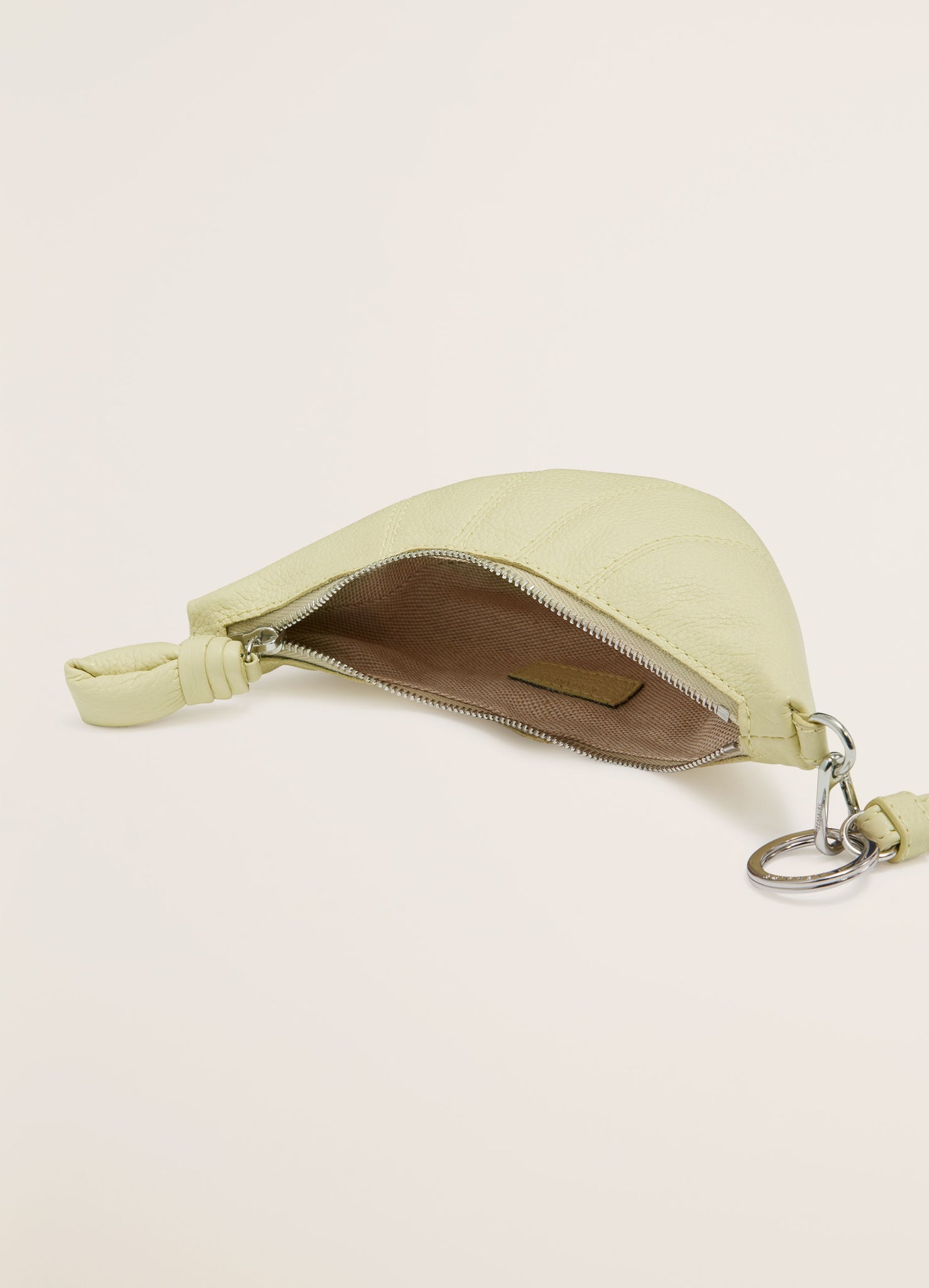 Lemaire Croissant Coin Purse Necklace (Dusty Yellow) – COWBOYS to