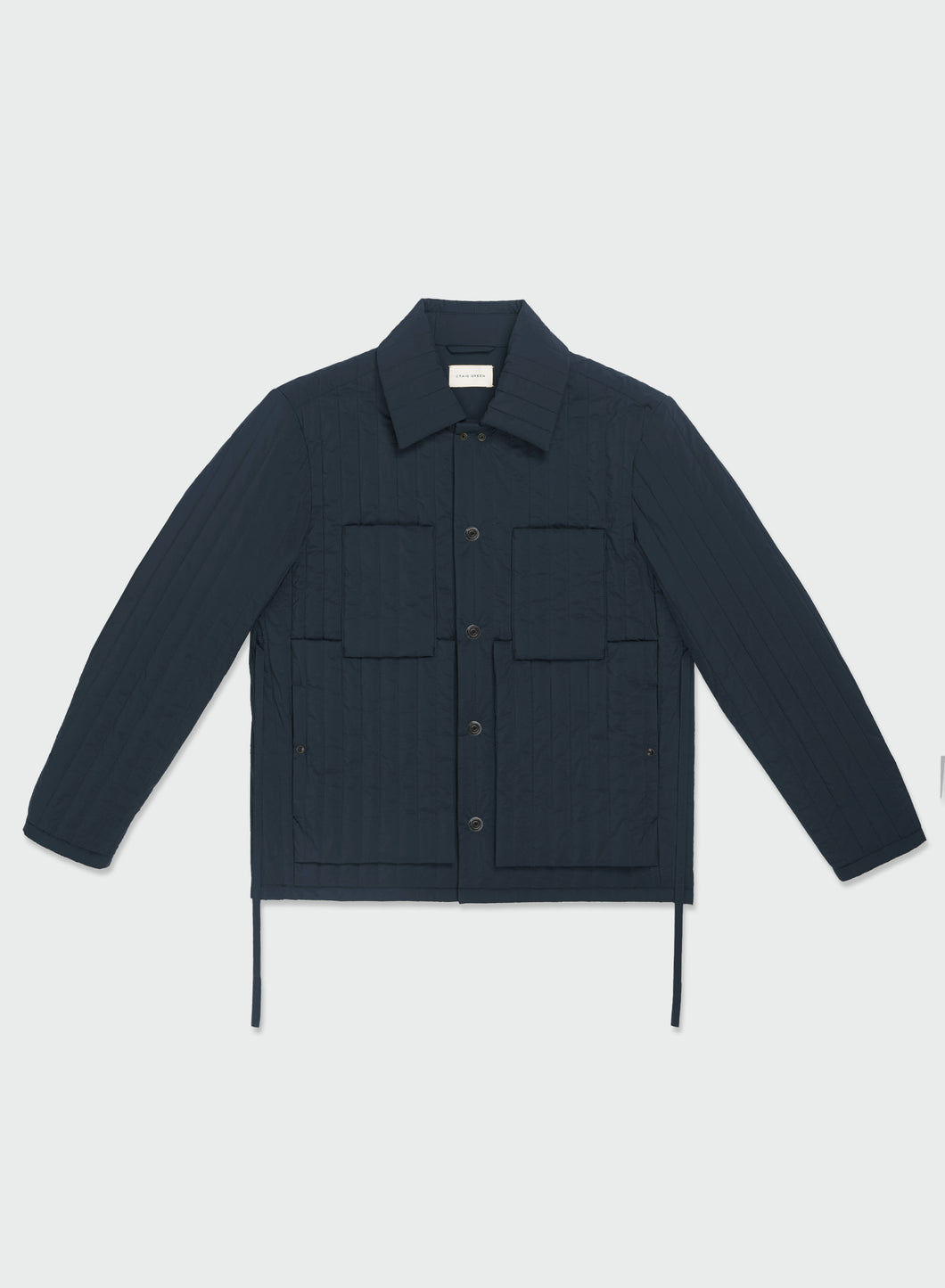 Craig Green Quilted Worker Jacket (Navy)