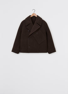 Lemaire Dispatch Peacoat (Brown Chine)