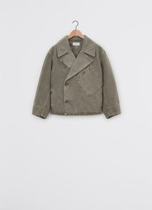 Lemaire Dispatch Jacket (Denim Snow Olive)