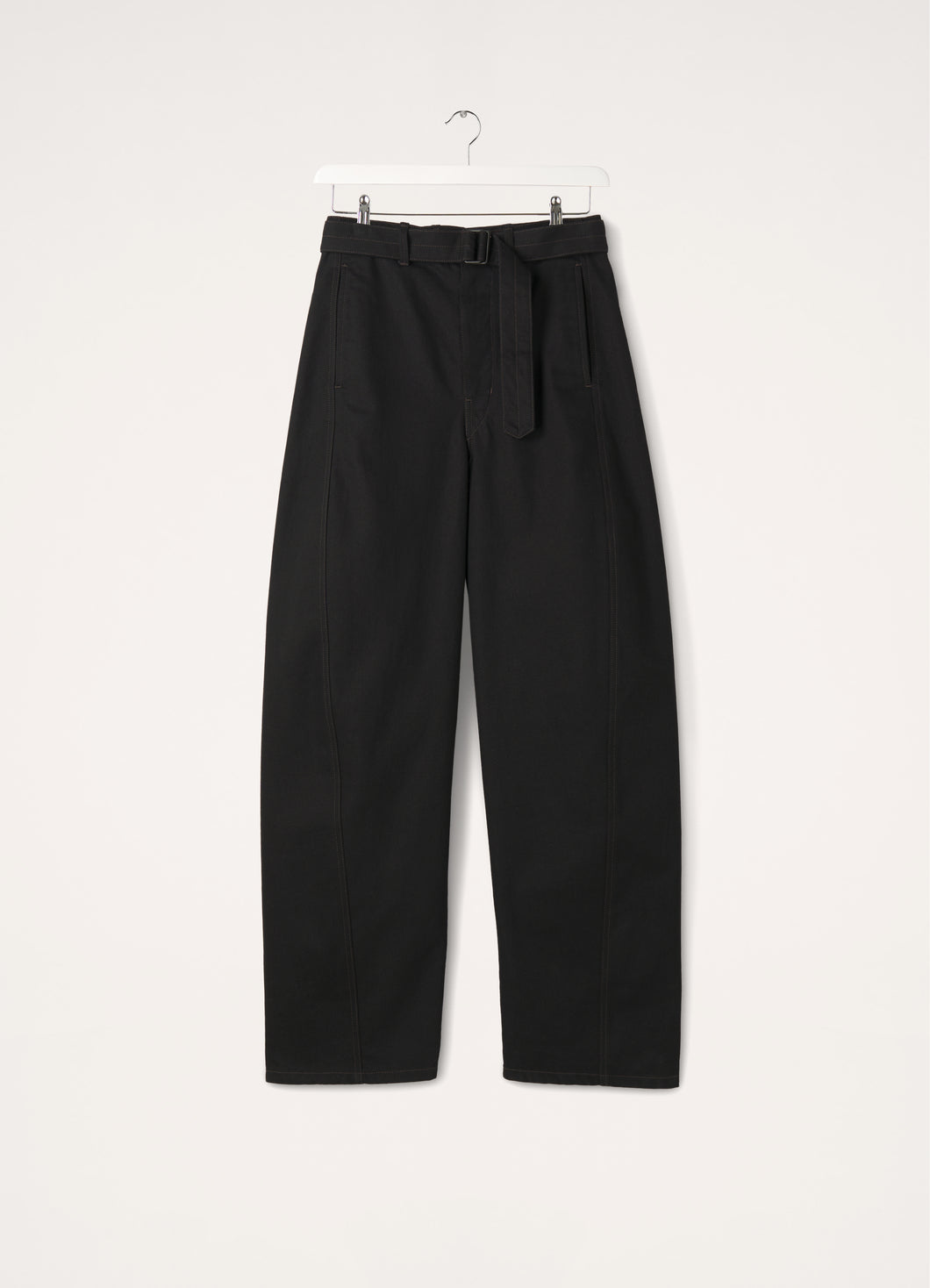 Lemaire Twisted Belted Pants (Heavy Black Denim)
