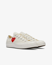 Load image into Gallery viewer, Play Comme des Garçons X Converse Small Red Heart All Star &#39;70 Low (White)
