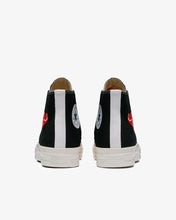 Load image into Gallery viewer, Play Comme des Garçons X Converse Small Red Heart All Star &#39;70 High (Black)
