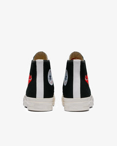 Play Comme des Garçons X Converse Small Red Heart All Star '70 High (Black)