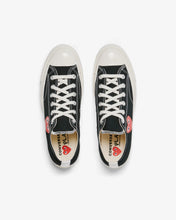 Load image into Gallery viewer, Play Comme des Garçons X Converse Small Red Heart All Star &#39;70 Low (Black)
