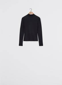 Lemaire Rib Turtleneck (Squid Ink)