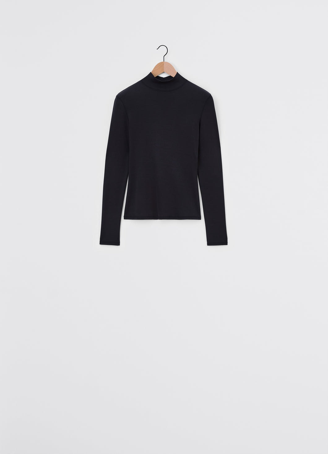 Lemaire Rib Turtleneck (Squid Ink)