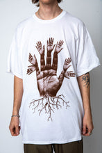 Load image into Gallery viewer, Westfall Earth Hand T-Shirt (White)
