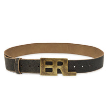 Load image into Gallery viewer, ERL Metal Logo Belt Leather
